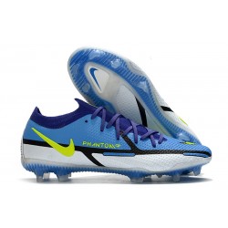 Bota Nike Phantom GT2 Elite FG Azul Gris Amarillo