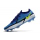 Bota Nike Phantom GT2 Elite FG Azul Gris Amarillo