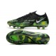 Bota Nike Phantom GT2 Elite FG Negro Metallic Platino Verde