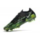 Bota Nike Phantom GT2 Elite FG Negro Metallic Platino Verde