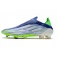 Zapato adidas X Speedflow+ FG Blanco Verde Azul