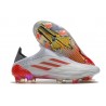 Zapato adidas X Speedflow+ FG Blanco Hierro Metálico Rojo Solar