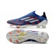 Zapato adidas X Speedflow+ FG Azul Blanco Vivid Red