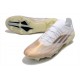Botas fútbol Adidas X Speedflow.1 FG Blanco Negro Dorado Metalizado Jaspeado