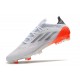 Botas fútbol Adidas X Speedflow.1 FG Blanco Hierro Metálico Rojo Solar