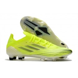 Botas fútbol Adidas X Speedflow.1 FG Amarillo Solar Negro Azul