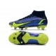 Nike Mercurial Superfly 8 Elite SG PRO AC Zafiro Volt Azul Vacío