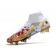 Nike Mercurial Superfly 8 Elite SG PRO AC Blanco Rojo Oro Azul