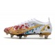 Nike Mercurial Vapor XIV Elite SG Pro Blanco Oro Rojo