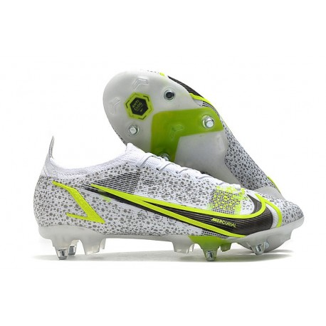 Nike Mercurial Vapor XIV Elite SG Pro Blanco Negro Metálico Plateado