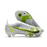 Nike Mercurial Vapor XIV Elite SG Pro Blanco Negro Metálico Plateado