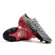 Botas de Fútbol Nike Mercurial Vapor XIII Elite FG Neymar Cromado Negro Rojo