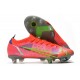 Nike Mercurial Vapor XIV Elite SG Pro Carmesi Plateado Metalizado