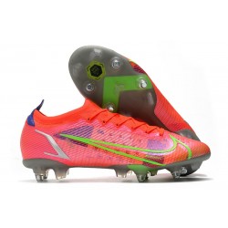 Nike Mercurial Vapor XIV Elite SG Pro Carmesi Plateado Metalizado