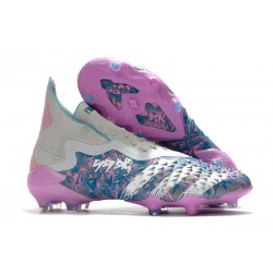 Botas de Fútbol adidas Predator Freak FG Rosa Azul Gris