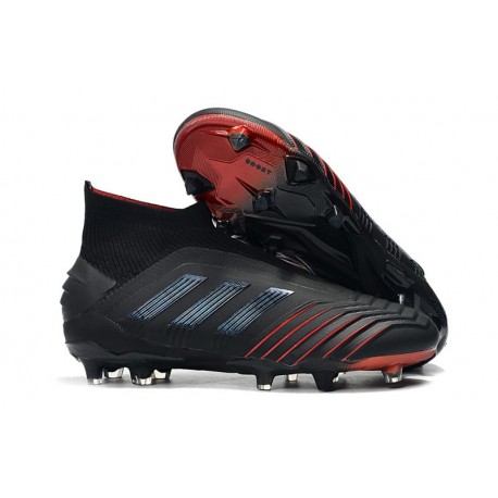 Botas de fútbol adidas Predator 19+ Fg - Negro Rojo