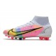 Nike Mercurial Superfly 8 Elite AG Blanco Platino Rosa