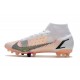 Nike Mercurial Superfly 8 Elite AG Blanco Negro Carmesí