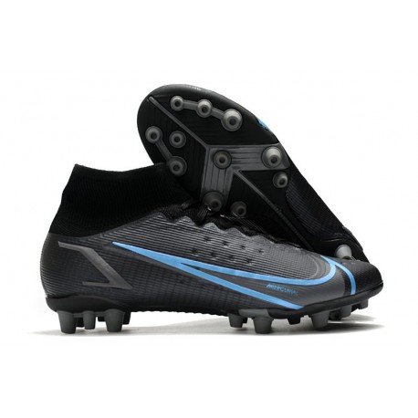 Nike Mercurial Superfly 8 Elite AG Negro Gris Hierro