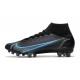 Nike Mercurial Superfly 8 Elite AG Negro Gris Hierro