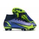 Nike Mercurial Superfly 8 Elite AG Zafiro Volt Azul Vacío