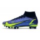 Nike Mercurial Superfly 8 Elite AG Zafiro Volt Azul Vacío