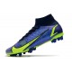 Nike Mercurial Superfly 8 Elite AG Zafiro Volt Azul Vacío