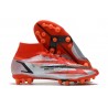 Nike Mercurial Superfly 8 Elite AG Chile Rojo Negro Blanco Naranja