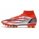 Nike Mercurial Superfly 8 Elite AG Chile Rojo Negro Blanco Naranja