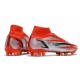 Nike Mercurial Superfly 8 Elite AG Chile Rojo Negro Blanco Naranja