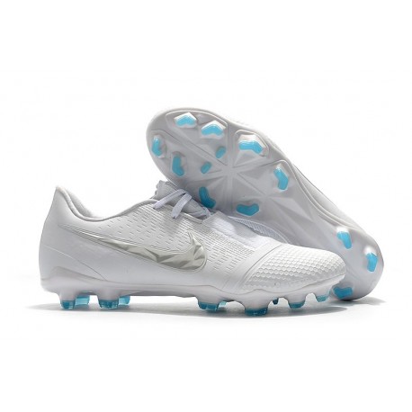 Zapatillas de Fútbol Nike Phantom VNM Elite FG Blanco Metal