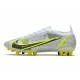 Nike Mercurial Vapor XIV Elite AG PRO Blanco Negro Metálico Plateado