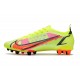 Nike Mercurial Vapor XIV Elite AG Pro Volt Carmesí Negro