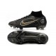 Nike Mercurial Superfly VIII Elite DF FG Negro Dorado Metalizado Plateado Metalizado