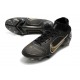 Nike Mercurial Superfly VIII Elite DF FG Negro Dorado Metalizado Plateado Metalizado