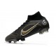 Nike Mercurial Superfly VIII Elite DF FG Negro Dorado Metalizado Plateado Metalizado