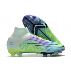 Nike Mercurial Superfly VIII Elite DF FG Dream Speed Barely Verde Volt Morado Eléctrico