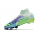 Nike Mercurial Superfly VIII Elite DF FG Dream Speed Barely Verde Volt Morado Eléctrico