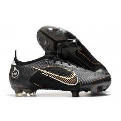 Nike Mercurial Vapor 14 Elite FG Negro Dorado Metalizado Plateado Metalizado