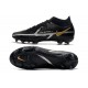 Nike Phantom GT II Elite DF FG Negro Gris Metálico Dorado Metalizado