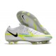 Bota Nike Phantom GT2 Elite FG Blanco Negro Azul