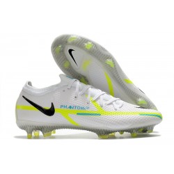 Bota Nike Phantom GT2 Elite FG Blanco Negro Azul