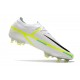 Bota Nike Phantom GT2 Elite FG Blanco Negro Azul