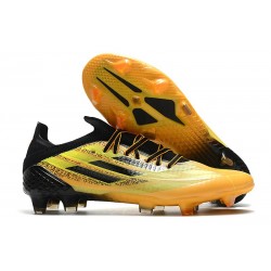 Botas fútbol Adidas X Speedflow.1 FG Solar Dorado Negro Amarillo Fuor