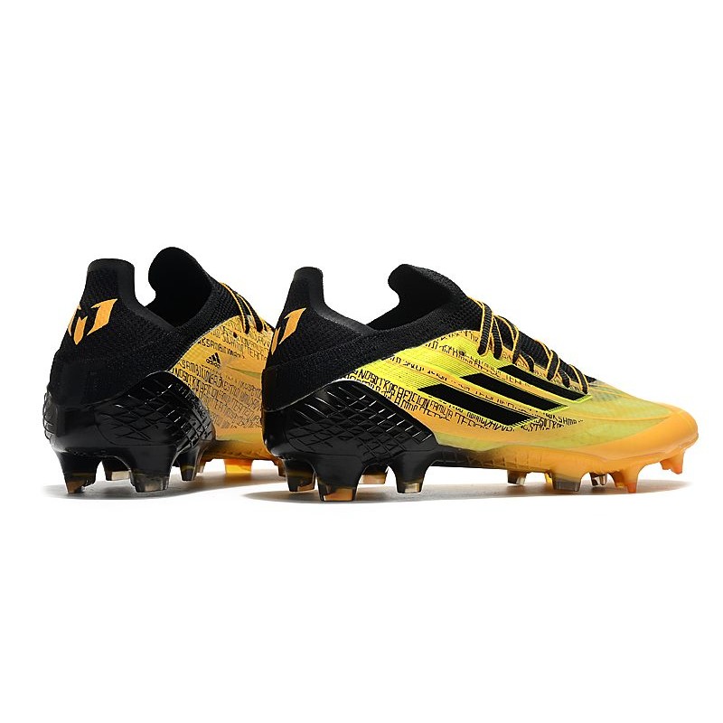 Botas fútbol Adidas X Speedflow.1 FG Solar Dorado Negro Amarillo Fuor