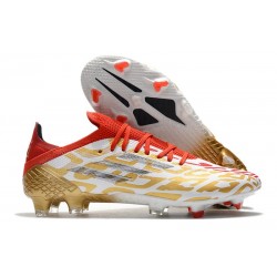 Botas fútbol Adidas X Speedflow.1 FG Oro Blanco Rojo