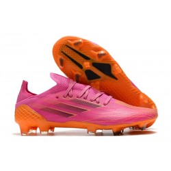 Botas fútbol Adidas X Speedflow.1 FG Rosa Naranja