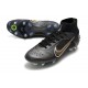 Nike Mercurial Superfly 8 Elite SG Negro Dorado Metalizado Plateado Metalizado