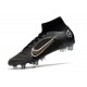 Nike Mercurial Superfly 8 Elite SG Negro Dorado Metalizado Plateado Metalizado