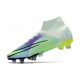 Nike Mercurial Superfly 8 Elite SG Dream Speed Barely Verde Volt Morado Eléctrico